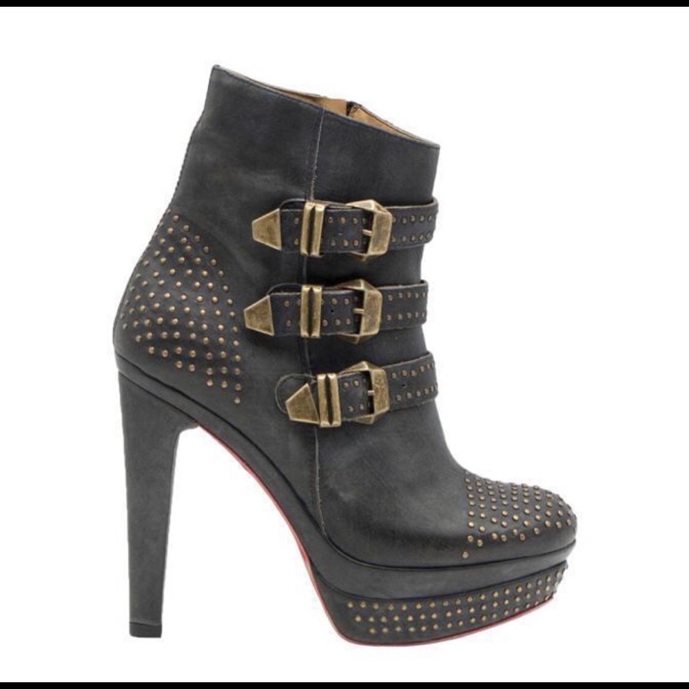 THE ORIGINAL SHOES Original 3 Buckle Ankle Boot